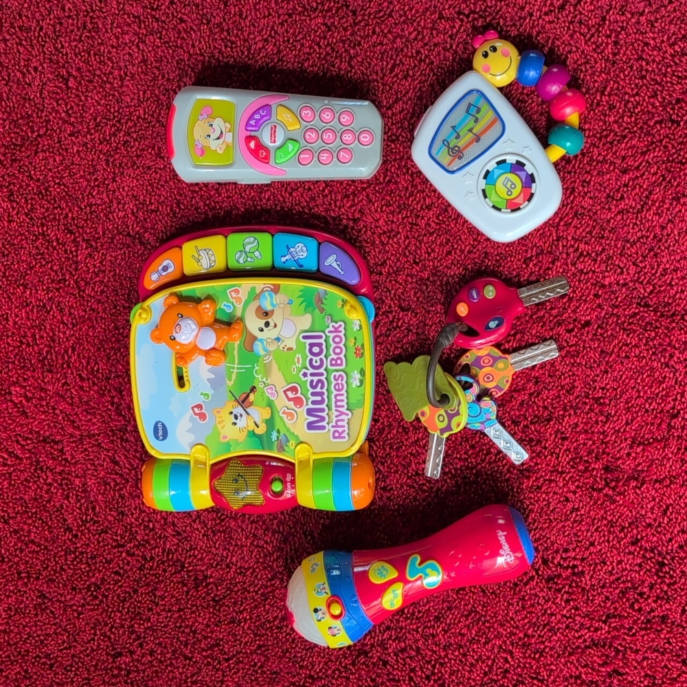V-Tech, Disney, Baby Einstein, B-toys, Fisher Price Toy Bundle